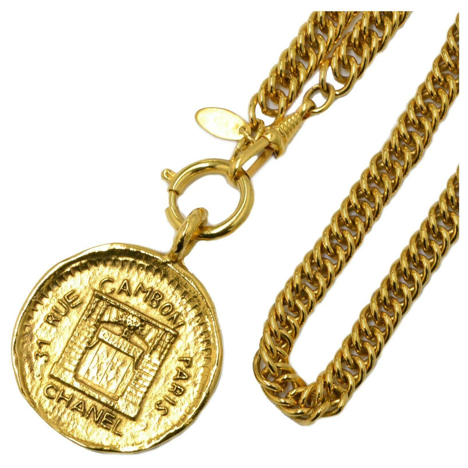 Chanel necklace Golden Gold-plated ref.253451 - Joli Closet