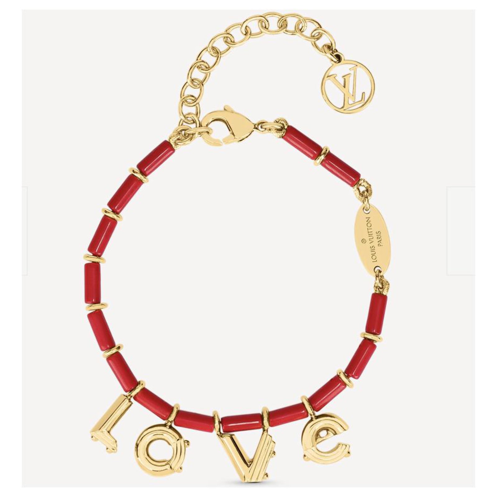 Louis Vuitton LV Crazy in love bracelet Red ref.253876 - Joli Closet