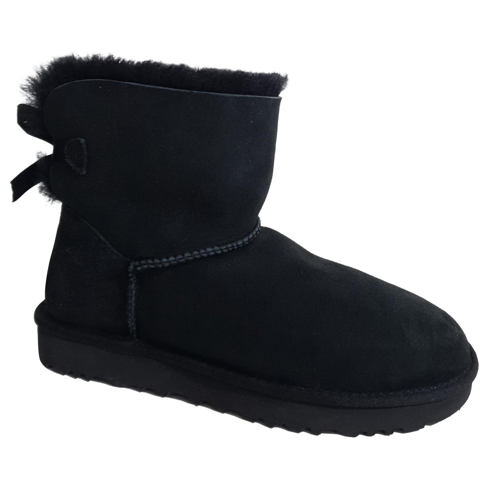 ugg black suede ankle boots