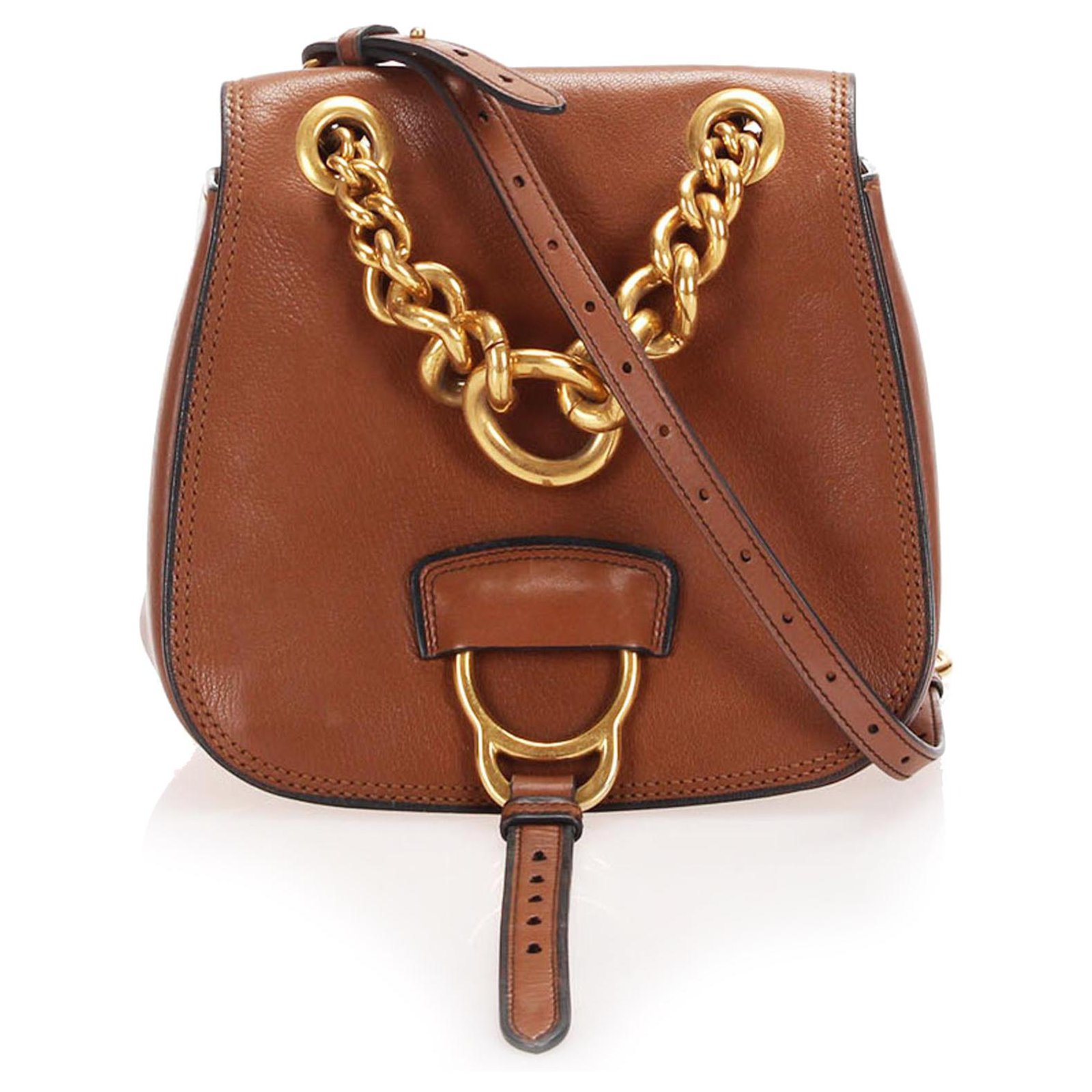 Leather DAHLIA Saddle Bag