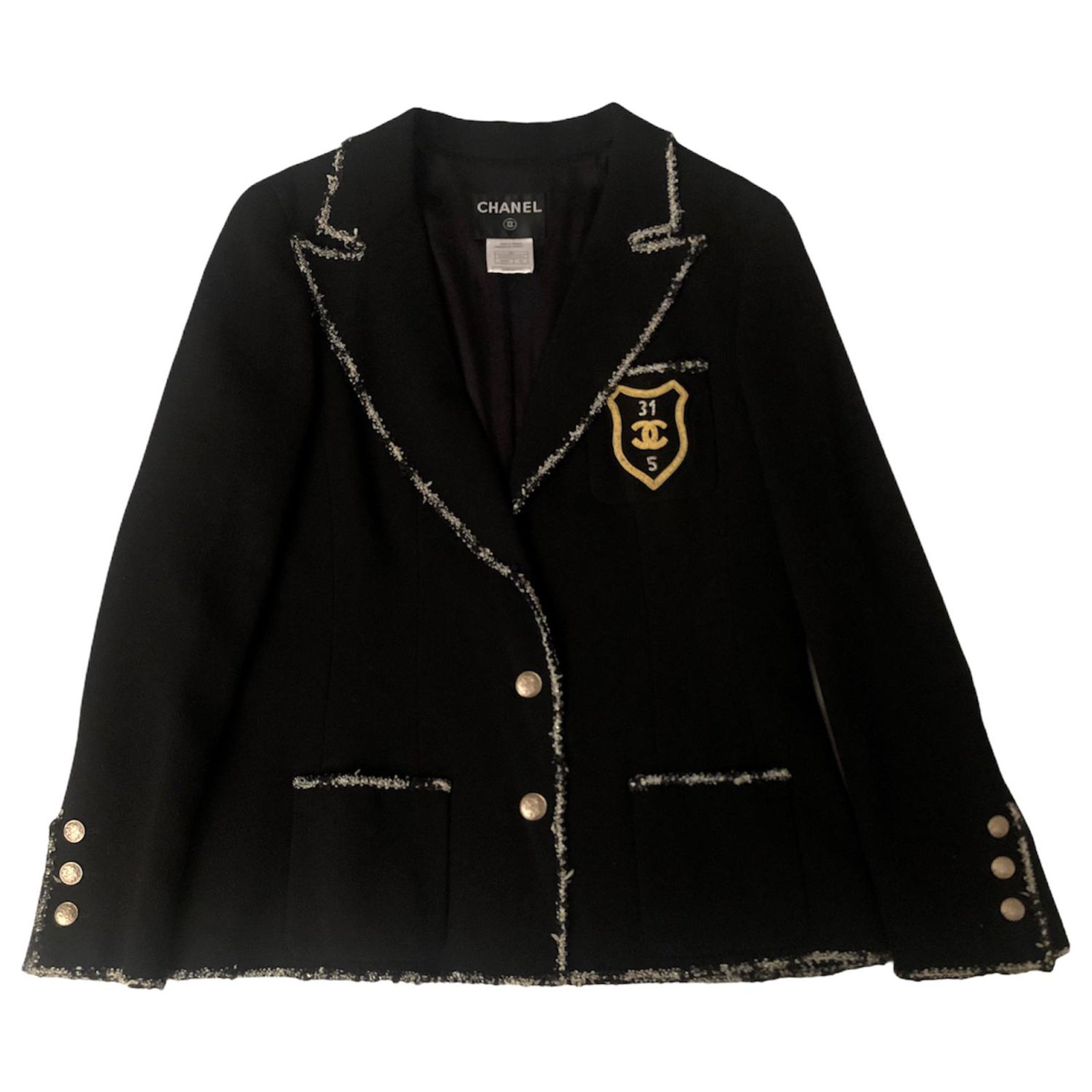 Chanel jacket - The Devil wears Prada Black Wool ref.254649 - Joli