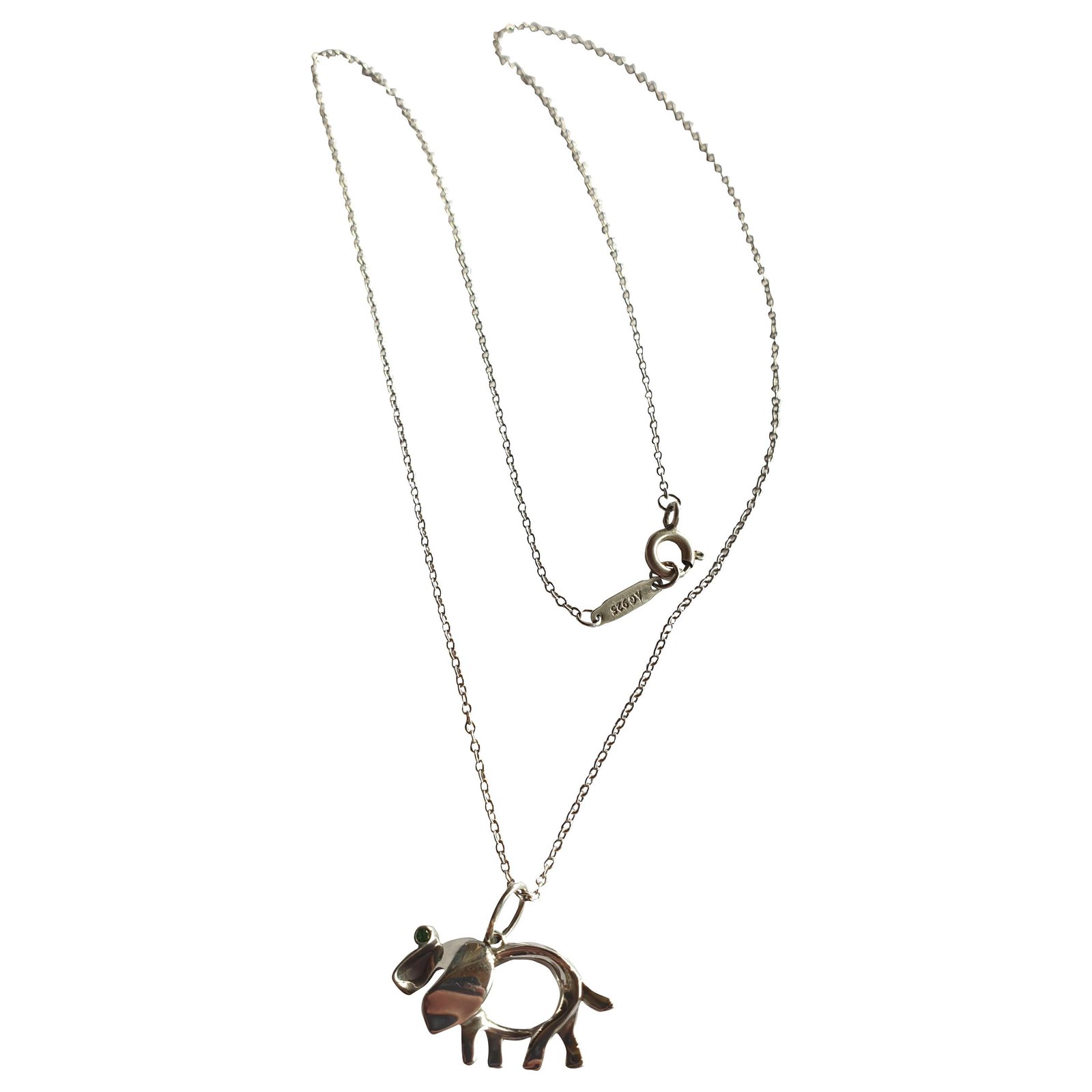 tiffany elephant necklace