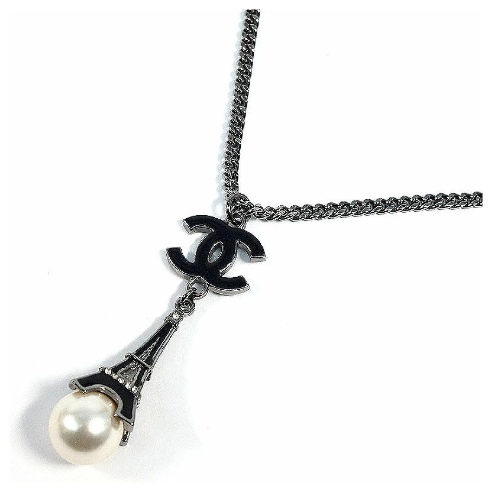 CHANEL Coco Mark Artificial Pearl Metal Pendant Ne  Womens jewelry necklace,  Chanel pendant, Womens necklaces