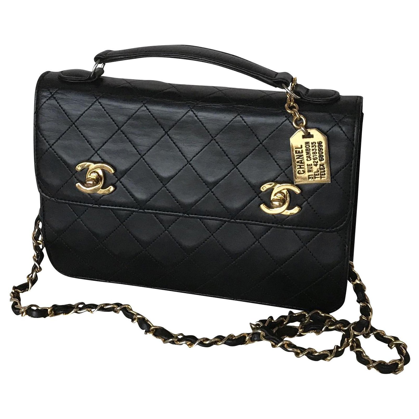 CHANEL, Bags, Vintage Chanel Full Flap Turnlock