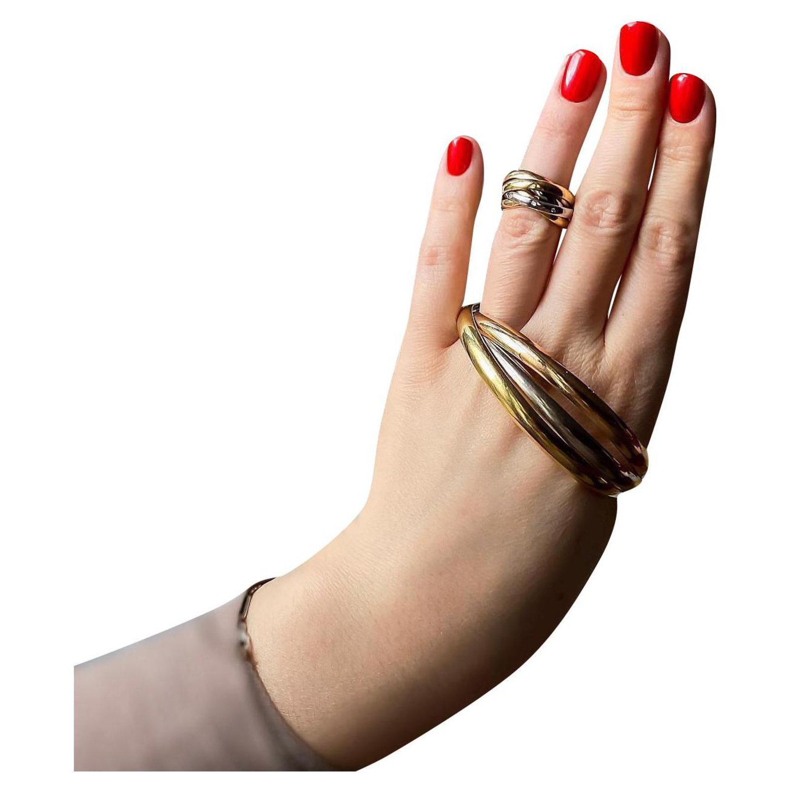 cartier nail bracelet used