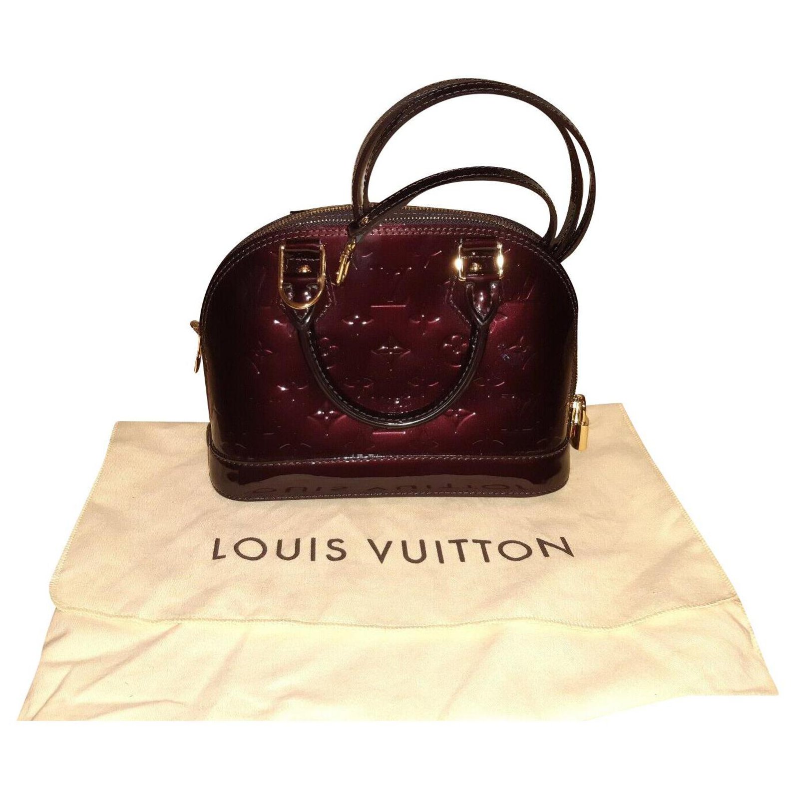 Louis Vuitton LV Alma BB new Red Leather ref.214556 - Joli Closet