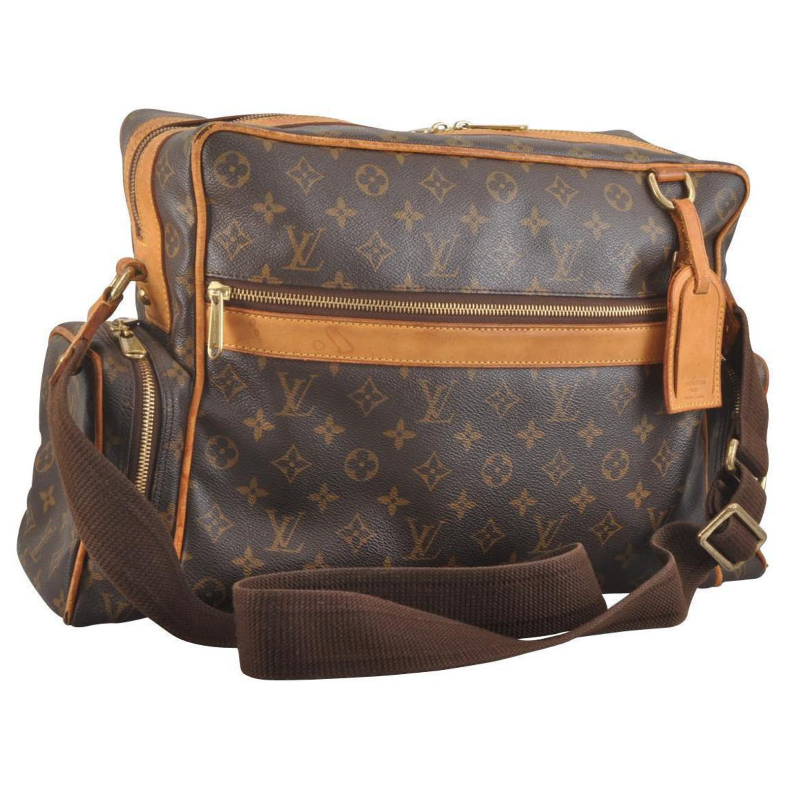 Louis Vuitton Square bag Brown Cloth ref.255747 - Joli Closet