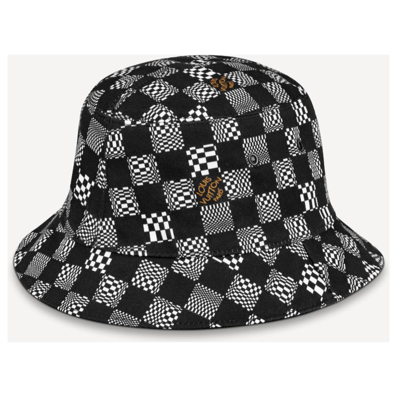 Louis Vuitton LV damier distorted hat Black Cotton ref.255987 - Joli Closet