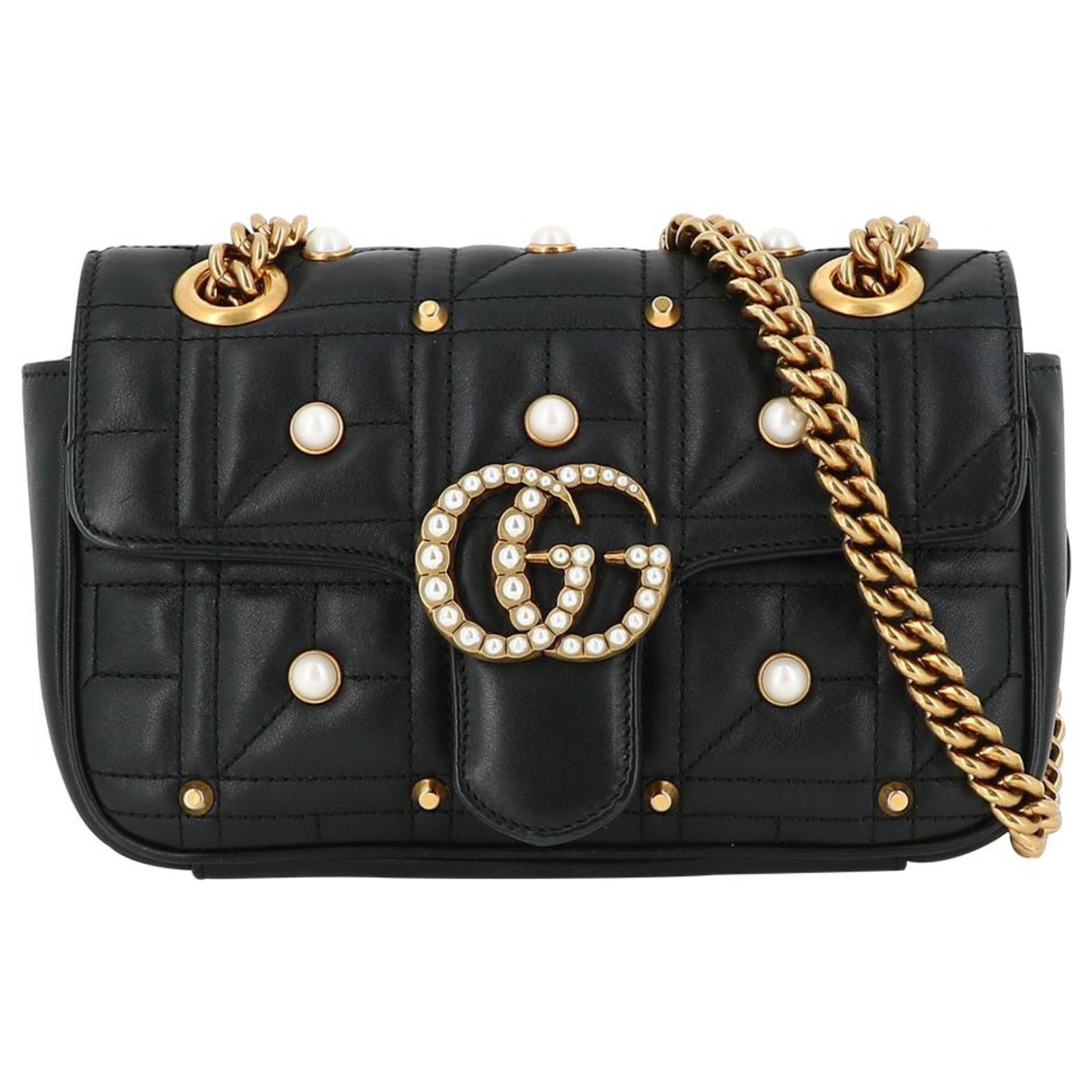 Gucci Shoulder Bag Black Leather ref.256013 - Joli Closet