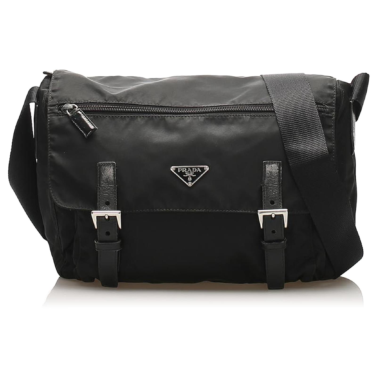 prada tessuto leather bolsa