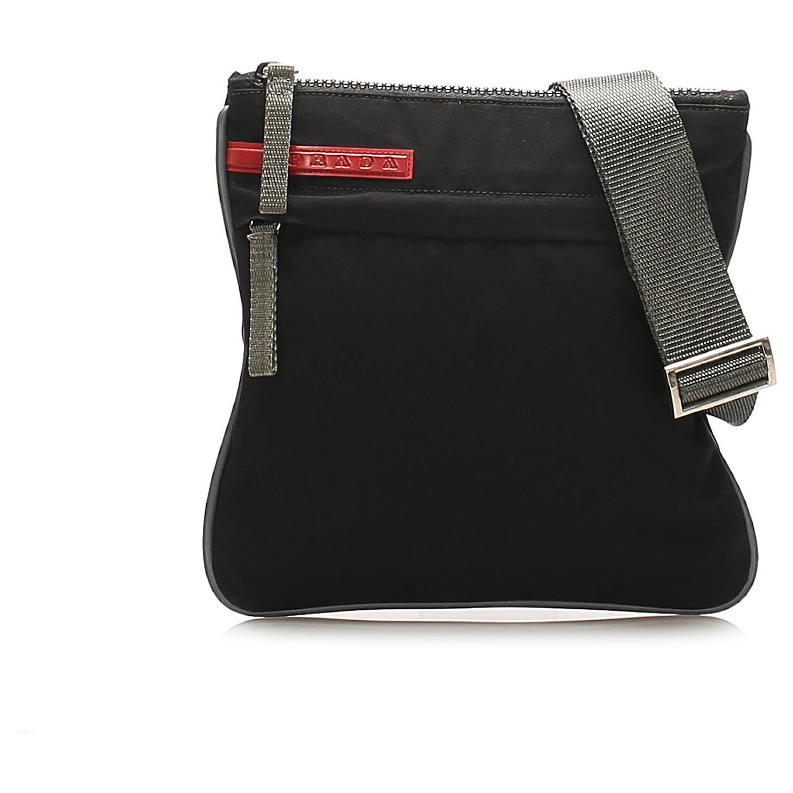 バッグ PRADA SPORT messenger bag black prada-tessuto-nylon-sport-