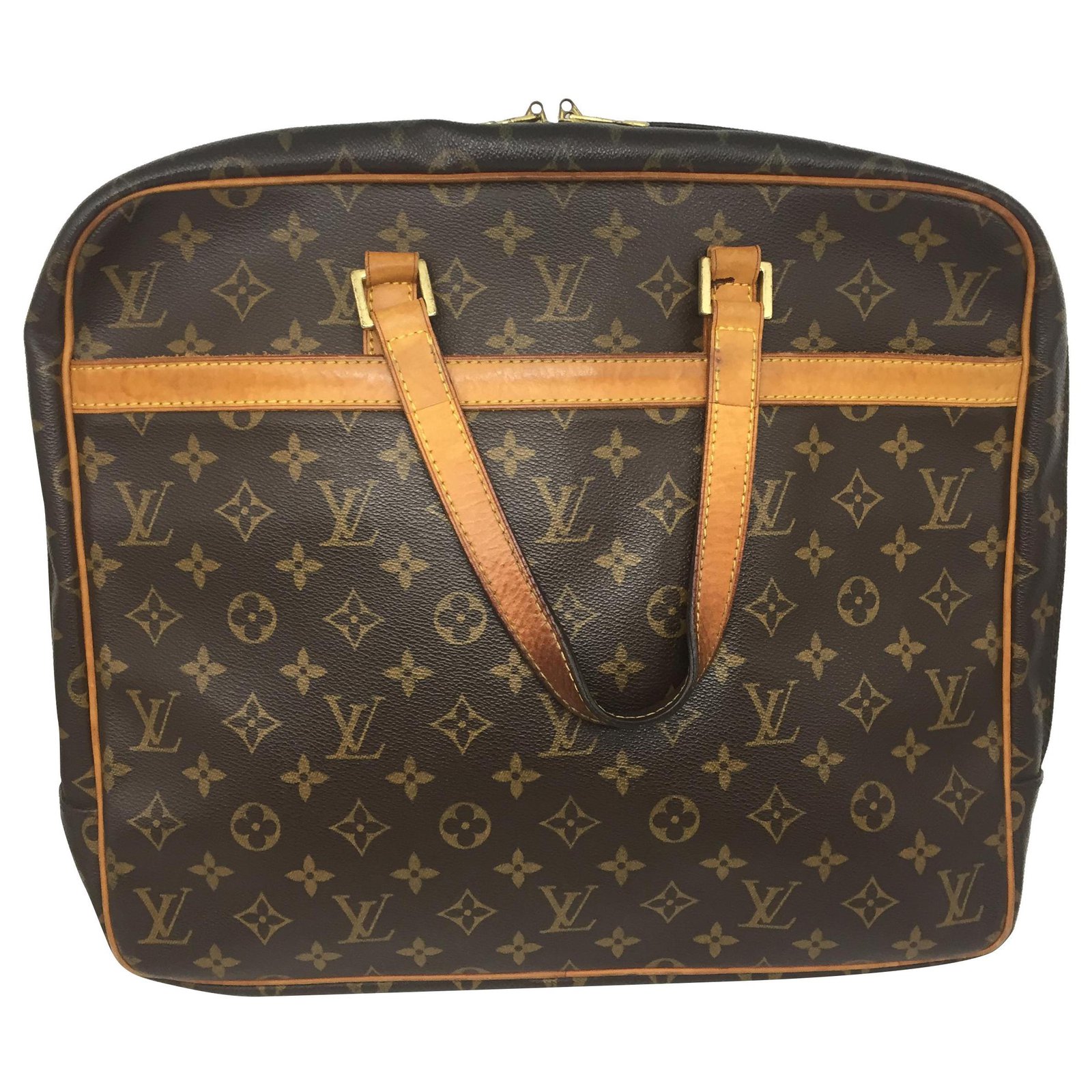 Louis Vuitton Business Bag Brown Cloth ref.256759 - Joli Closet