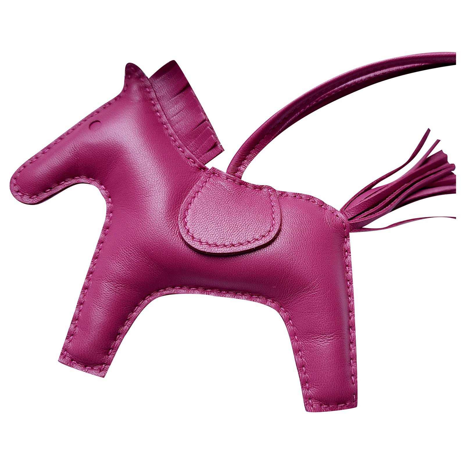 Hermès Rodeo Charm MM size Pink Leather ref.256767 - Joli Closet