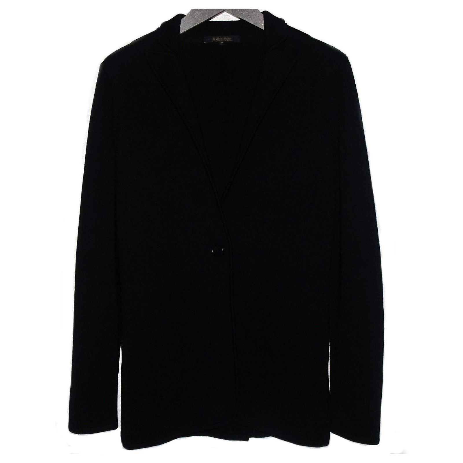 Blazer Femme Brooks Brothers Taille 6 Noir - Laine, Occasion Très Bon état