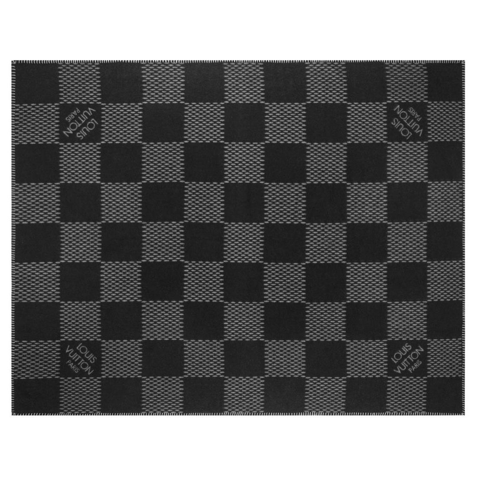 Louis Vuitton® LV Checkmate Blanket Grey. Size in 2023