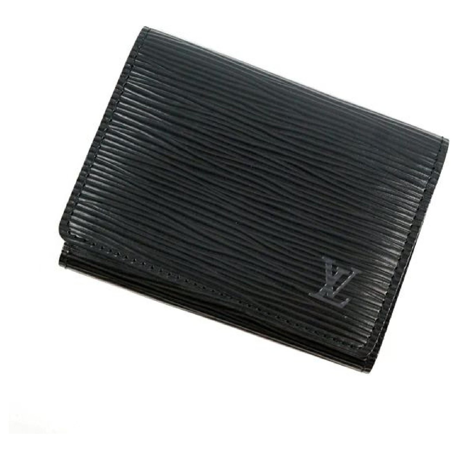 Louis Vuitton M56582 Business card holder card case leather black