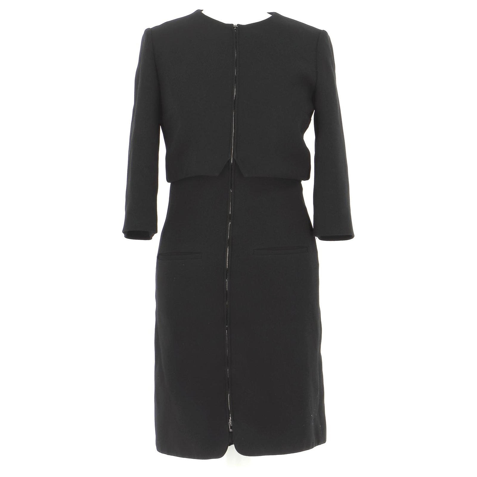 Chanel robe Black Polyurethane ref.258600 - Joli Closet