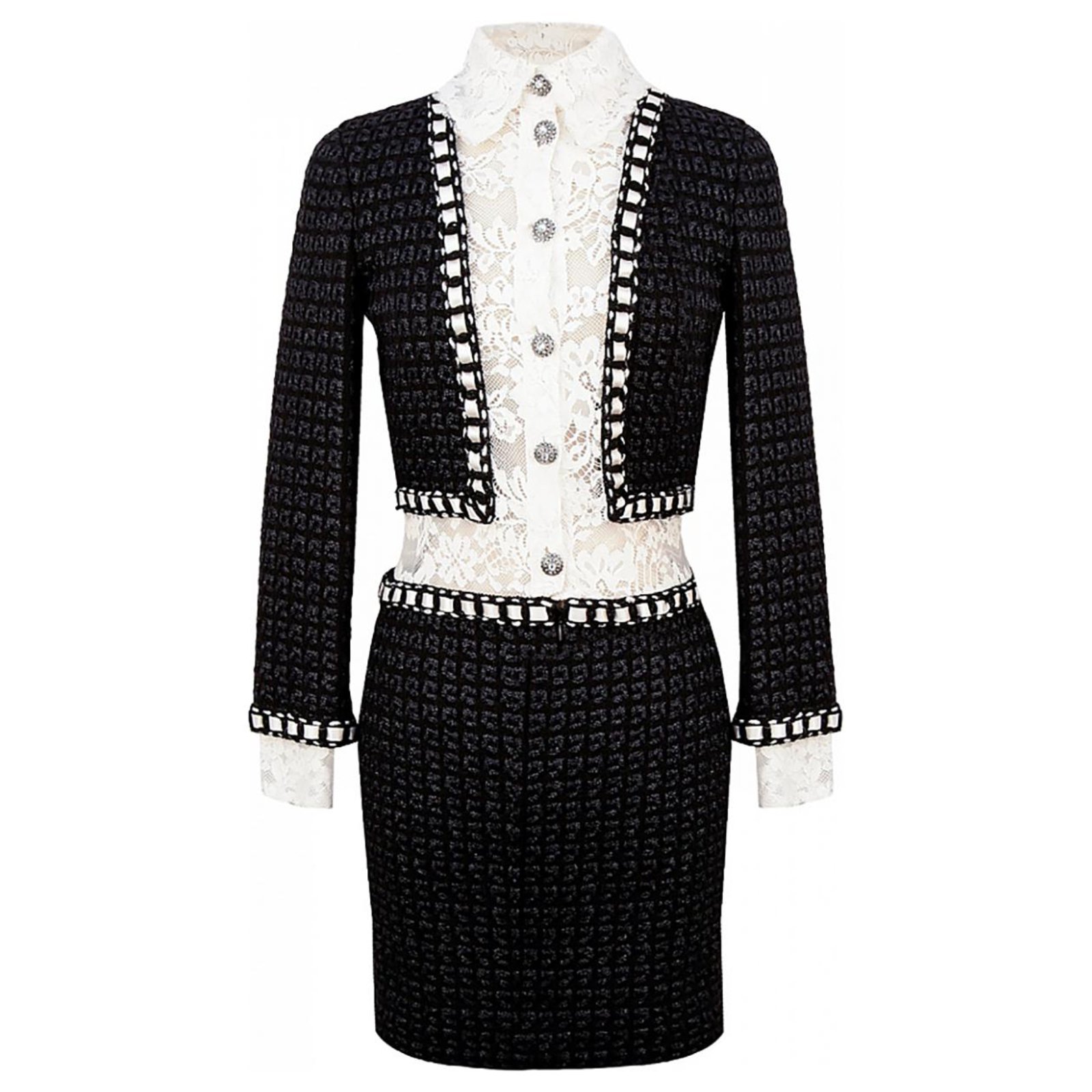 Chanel Dresses Multiple colors Tweed ref.258637 - Joli Closet
