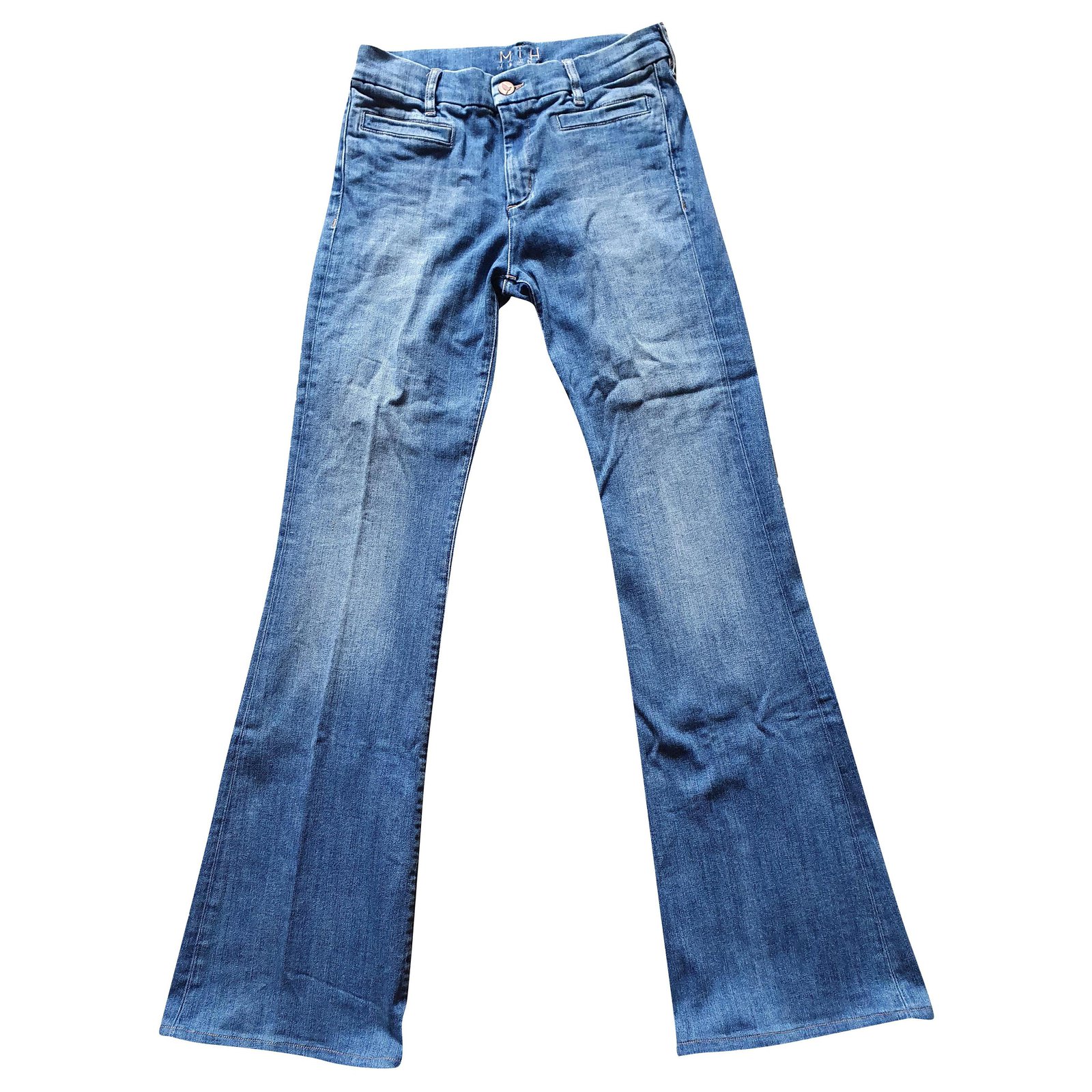 Retfærdighed Creed Vi ses i morgen MIH jeans Marrakesh Blue Cotton Elastane ref.258733 - Joli Closet