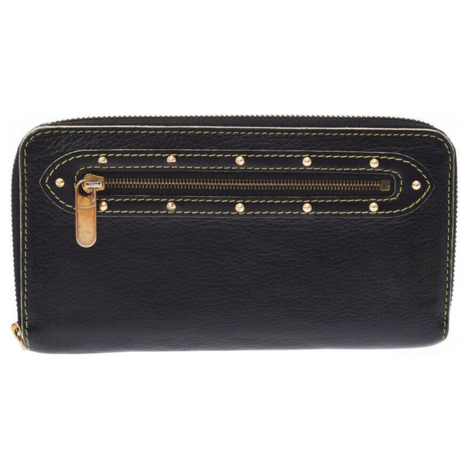 Louis Vuitton Zippy Wallet Black Leather ref.259134 - Joli Closet