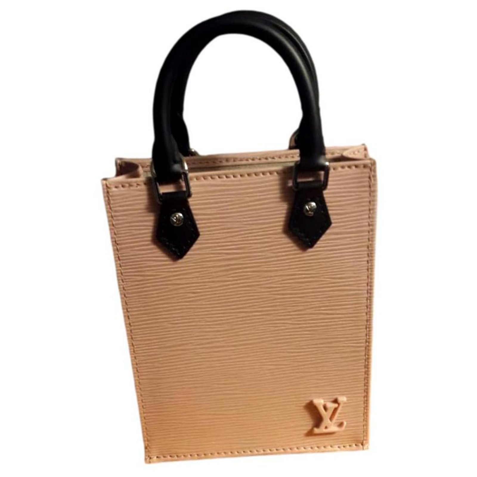 Louis Vuitton Rose Ballerine EPI Petite Sac Plat Handbag
