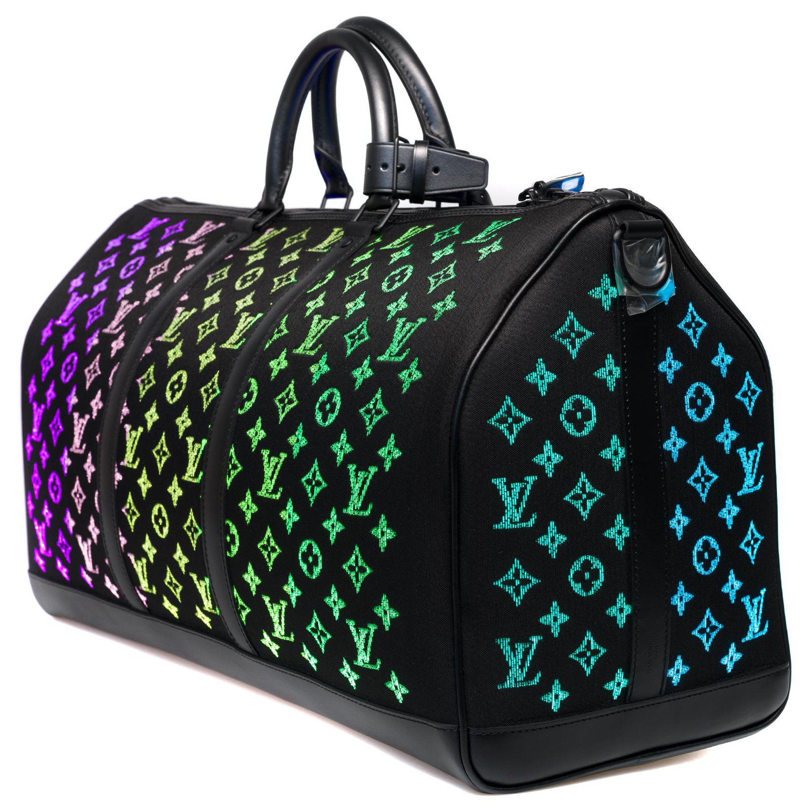 Extremely rare ultra-limited bag / Men's Fall-Winter Show 2019/ Louis  Vuitton Keepall bag 50 Light Up shoulder strap