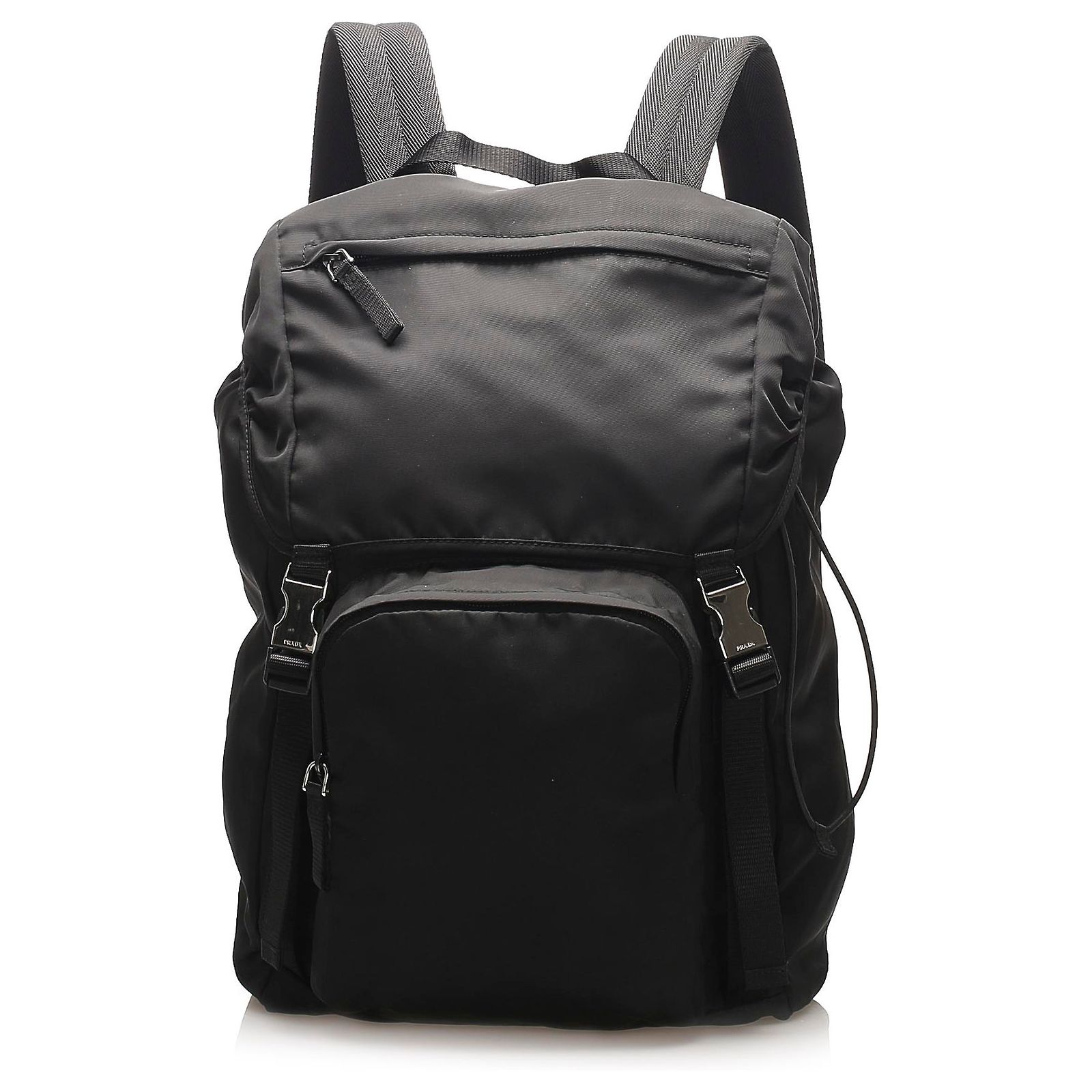 Prada Black Tessuto Drawstring Backpack (Sold) - Joli Closet