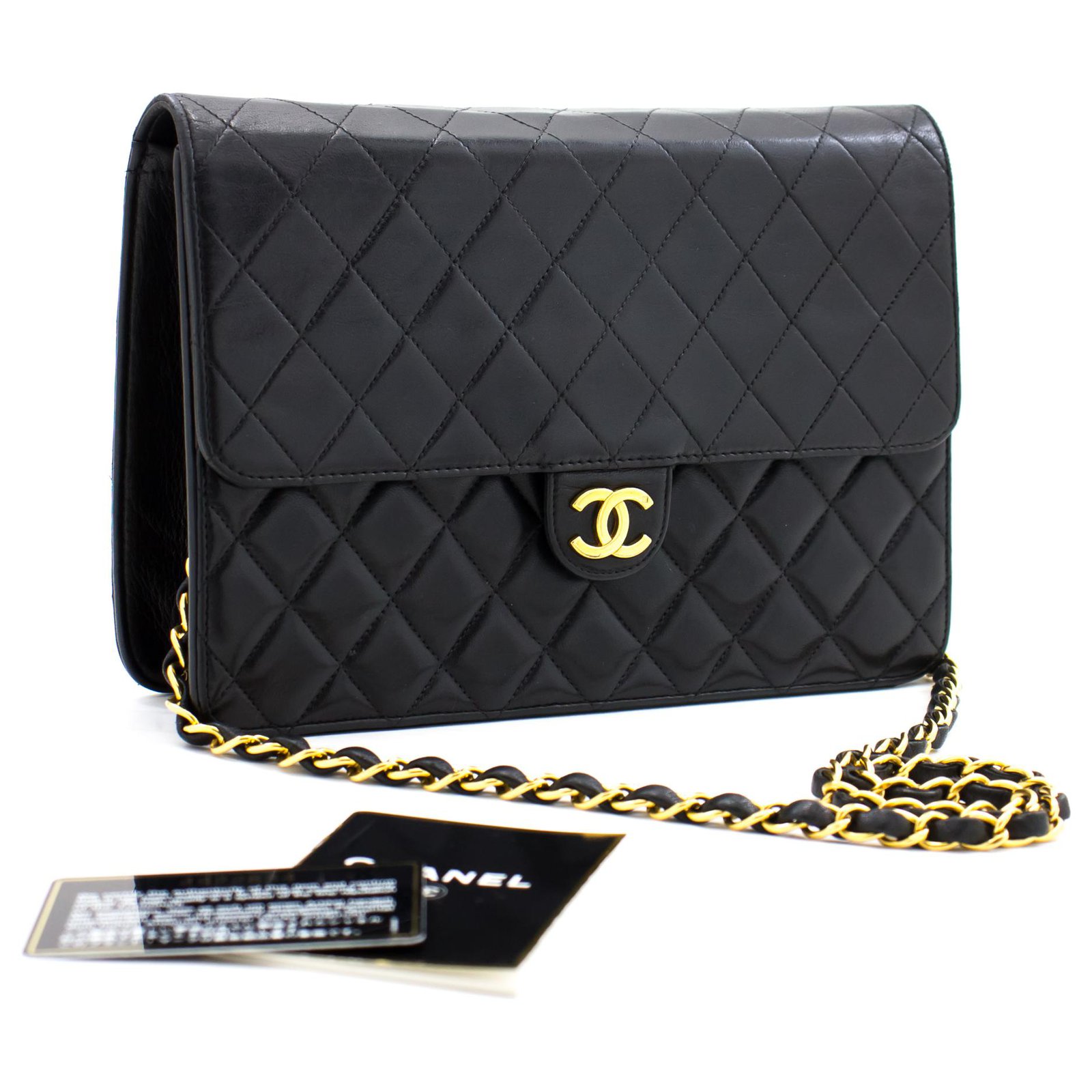 chanel bags white leather