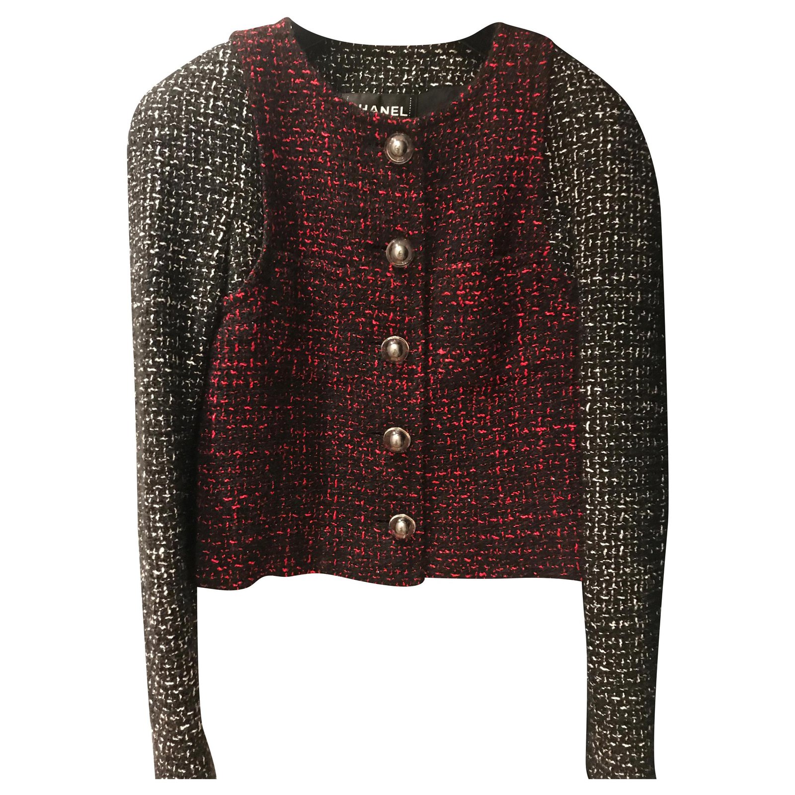 Original Chanel Tweed Jacket, FR 38 ref.260376 - Joli Closet