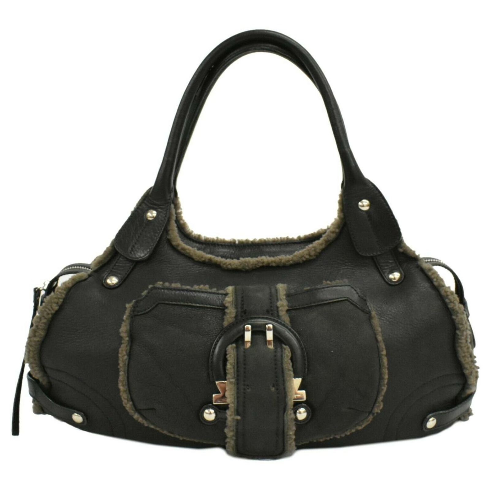 Salvatore Ferragamo Handbag Black Leather ref.JC260444 (Sold