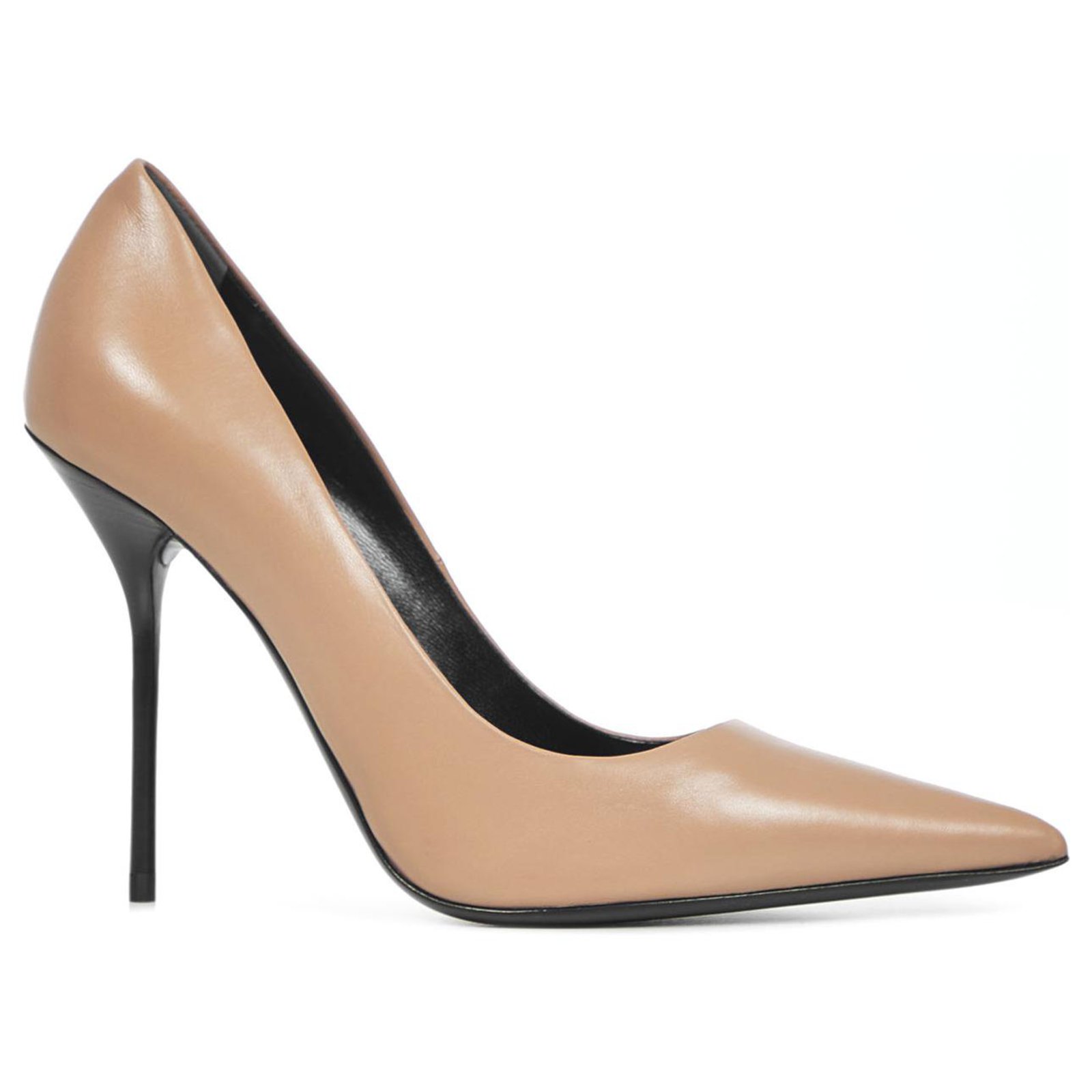 Ford Pumps Nude colored pumps with pointed toe and contrasting stiletto heels. Flesh ref.260519 - Joli Closet