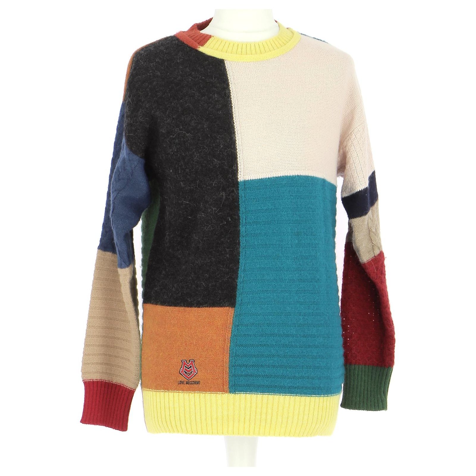 Love moschino knitwear best sale