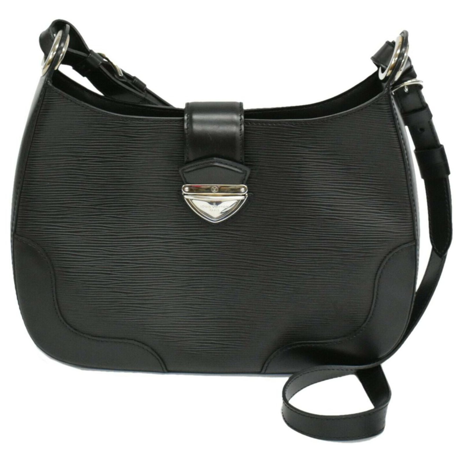 Louis Vuitton Bagatelle Black Leather ref.261034 - Joli Closet