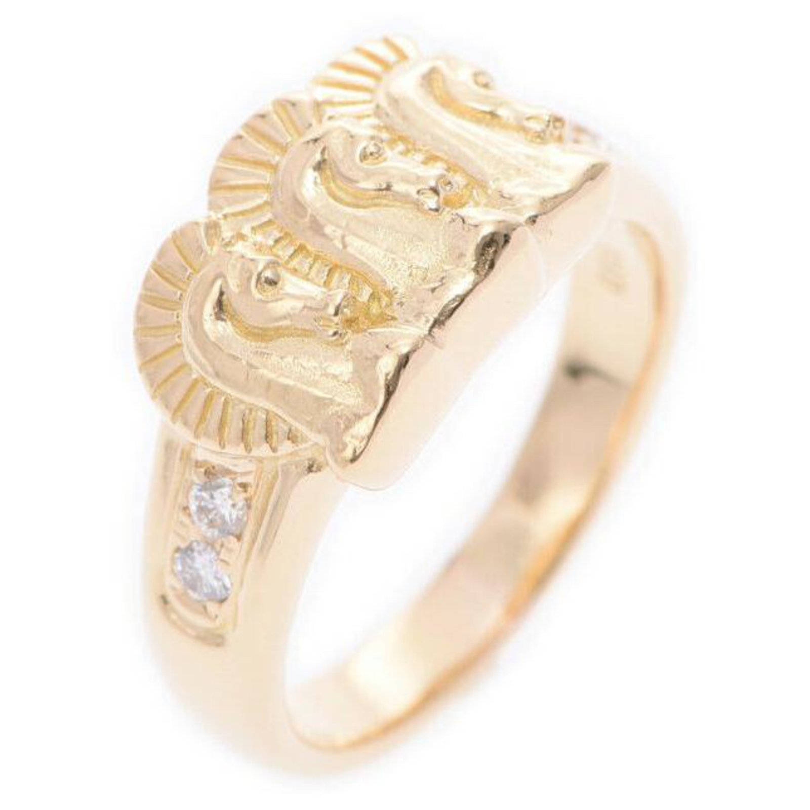 gold valentino ring