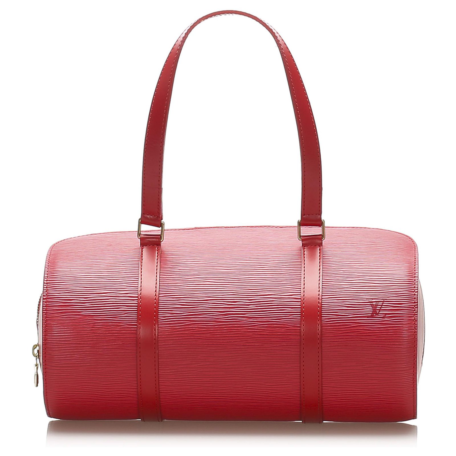 Louis Vuitton Red Epi Leather Soufflot