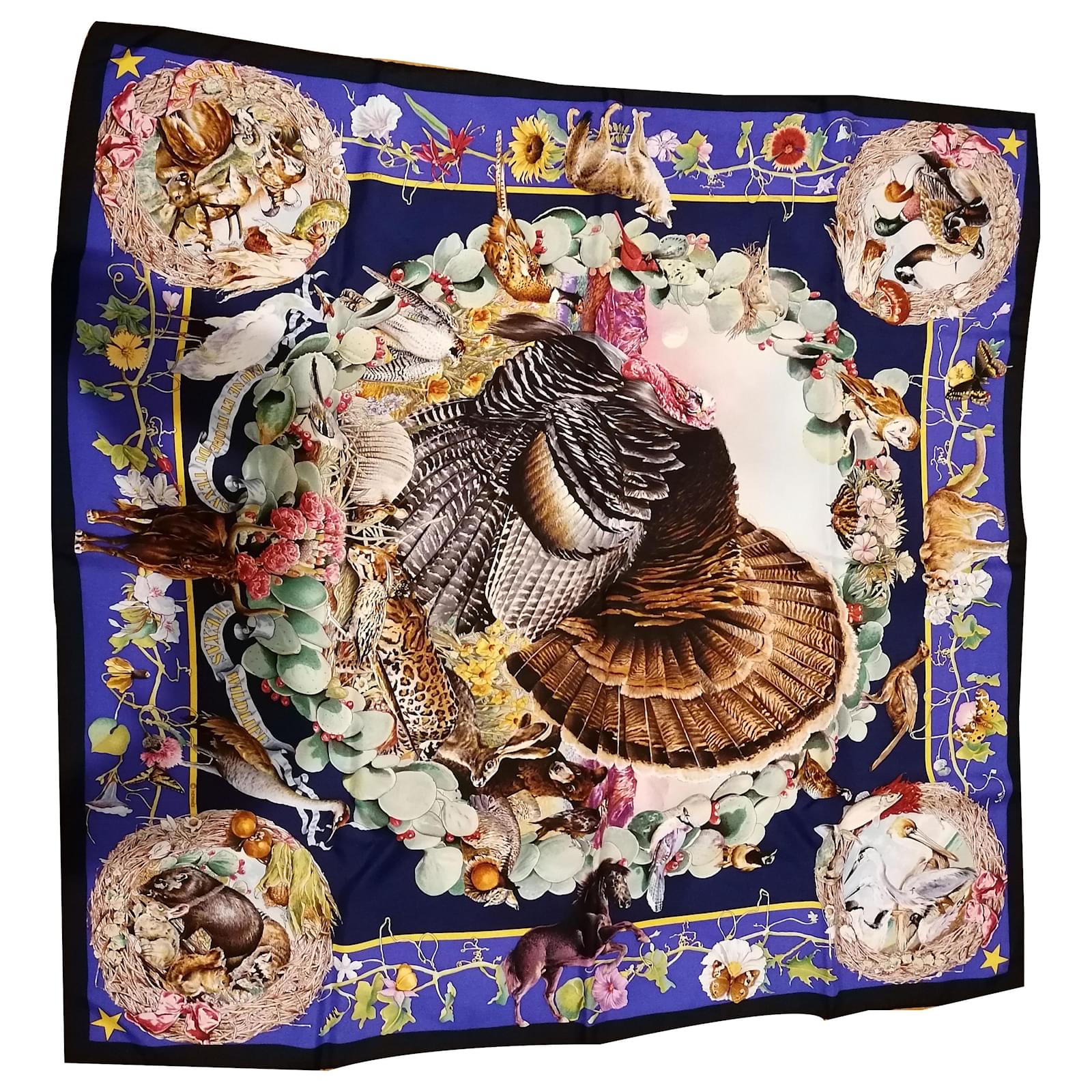 あ*き様 HERMES エルメス スカーフ TEXAS WILDLIFE【ME8 あ*き様 HERMES エルメス スカーフ TEXAS WILDLIFE【ME8 あ*き様