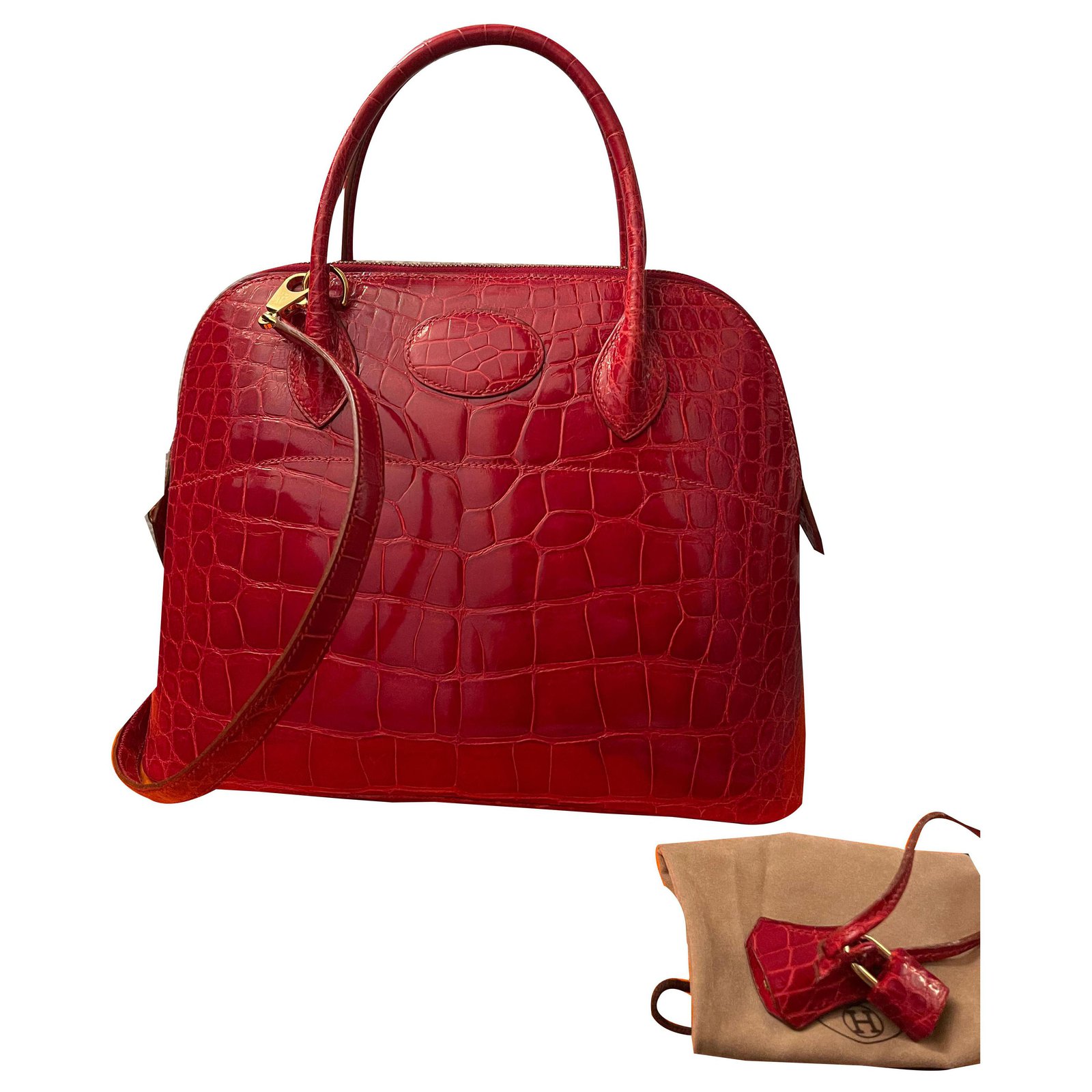 Hermes bolide online crocodile