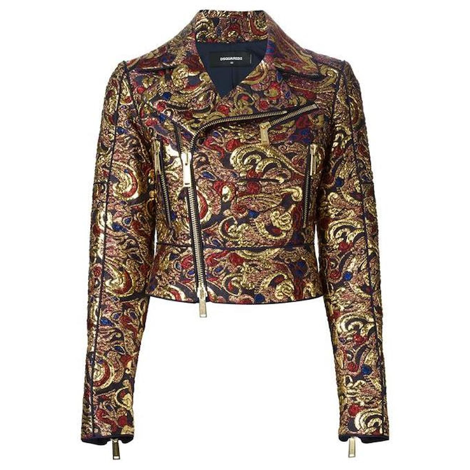 Jackets Dsquared2 Dsquared2 Metallic Brocade Jacket Size 40 It