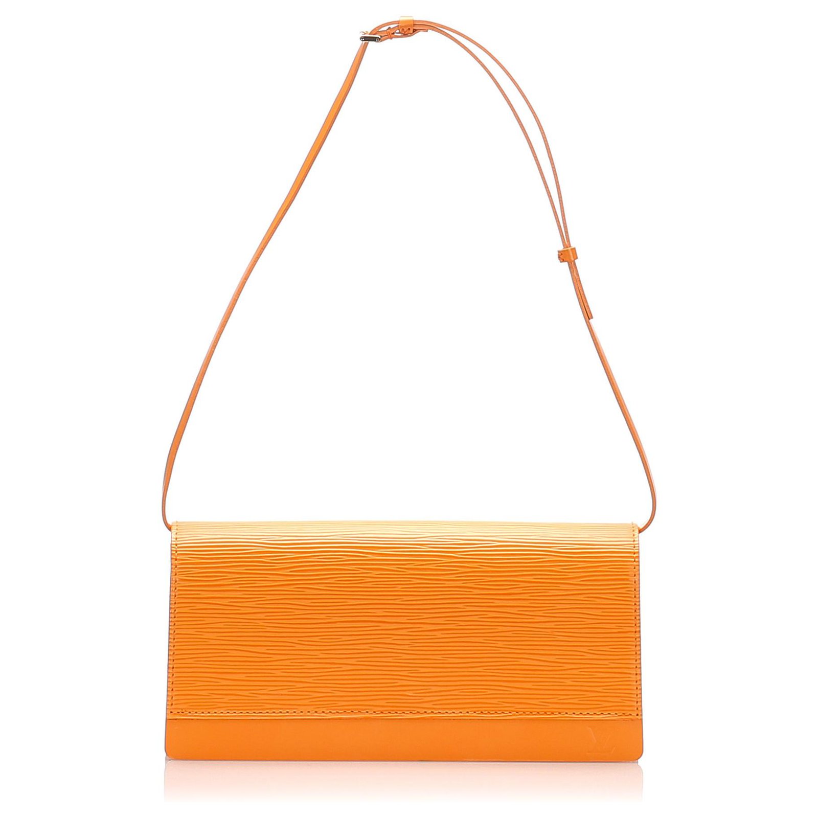 Louis Vuitton Orange Epi Honfleur Leather ref.262756 - Joli Closet