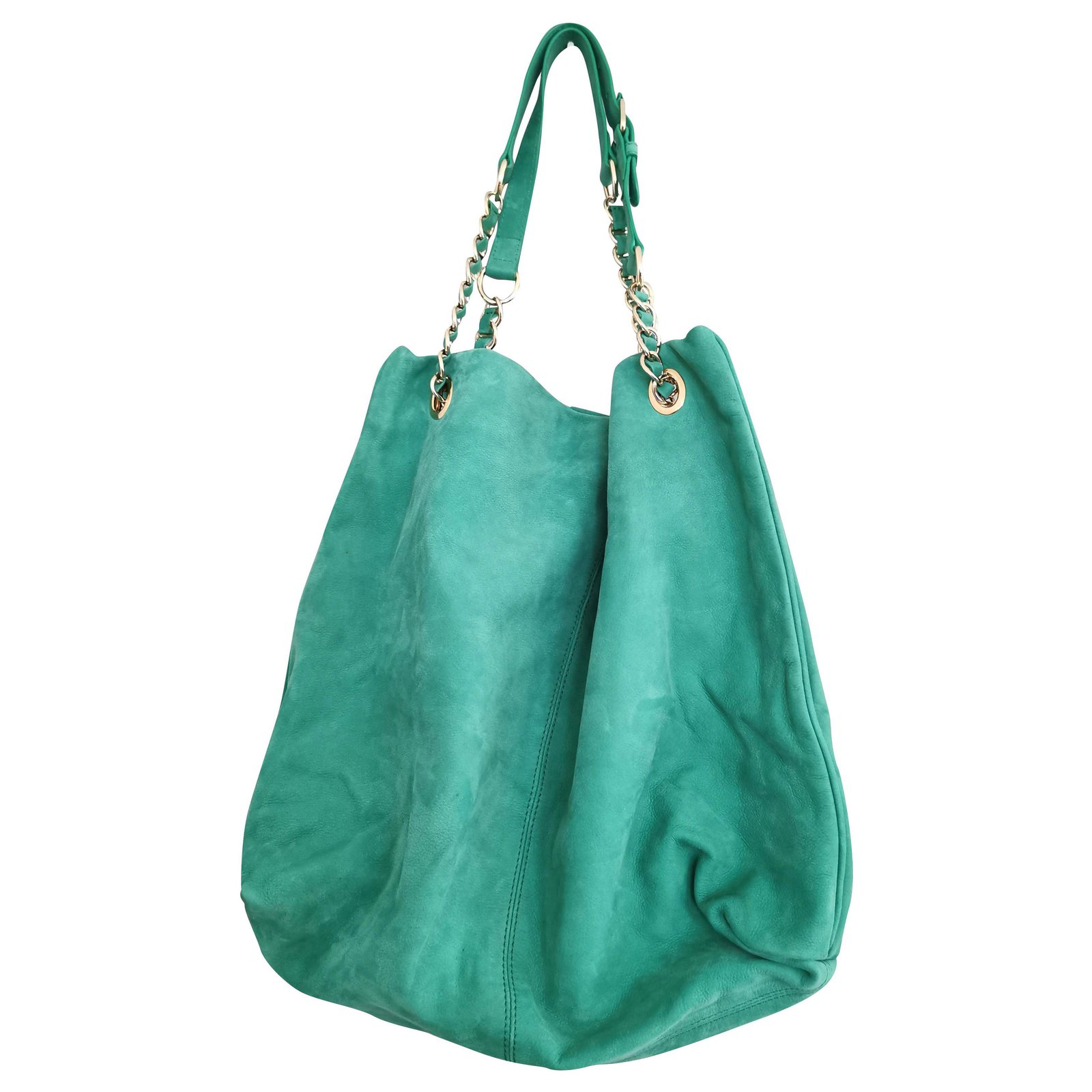 Quilted Leather S Cabas Tote Carried by Hand or On the Shoulder