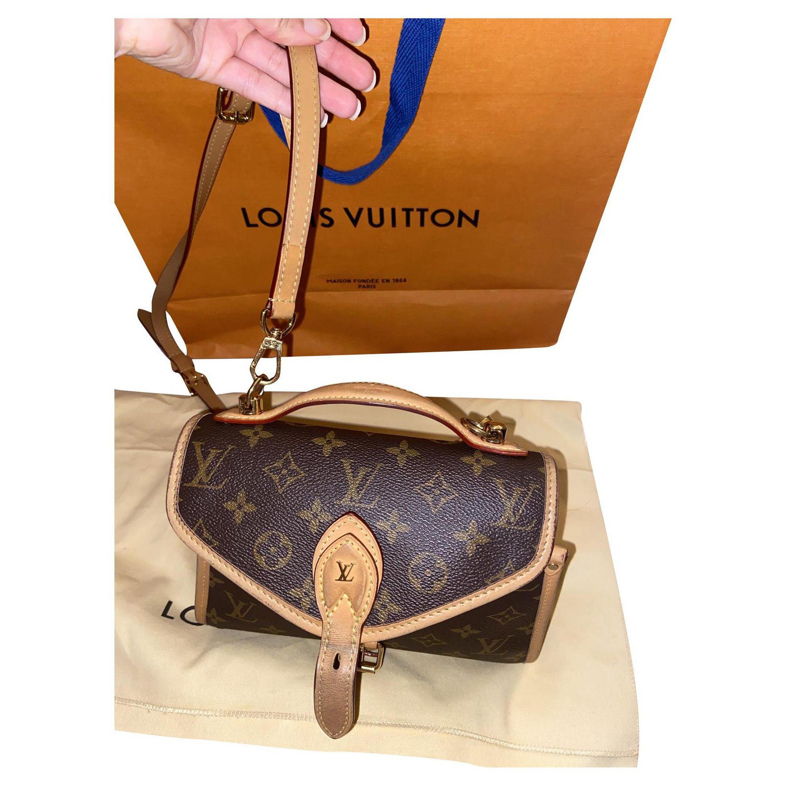 Louis Vuitton Ivy Brown Cloth ref.263207 - Joli Closet