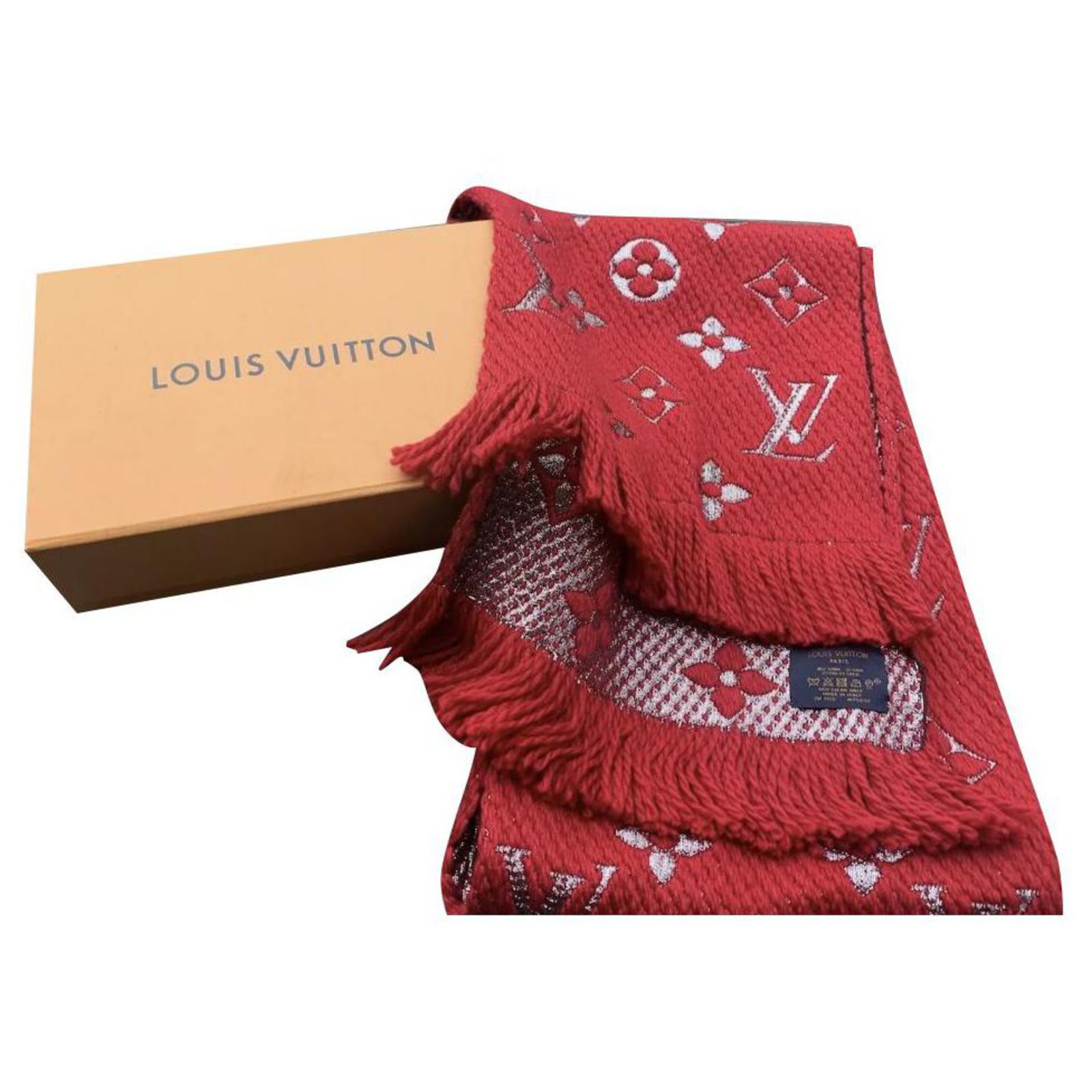 Louis Vuitton Scarves Red Wool ref.263731 - Joli Closet