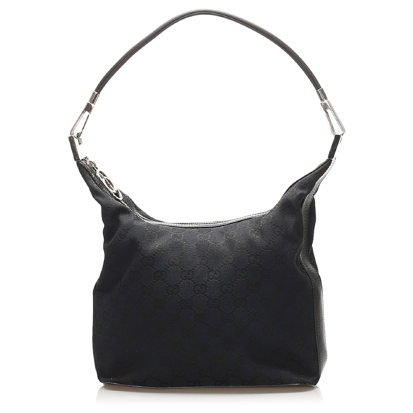 gucci black logo bolsa