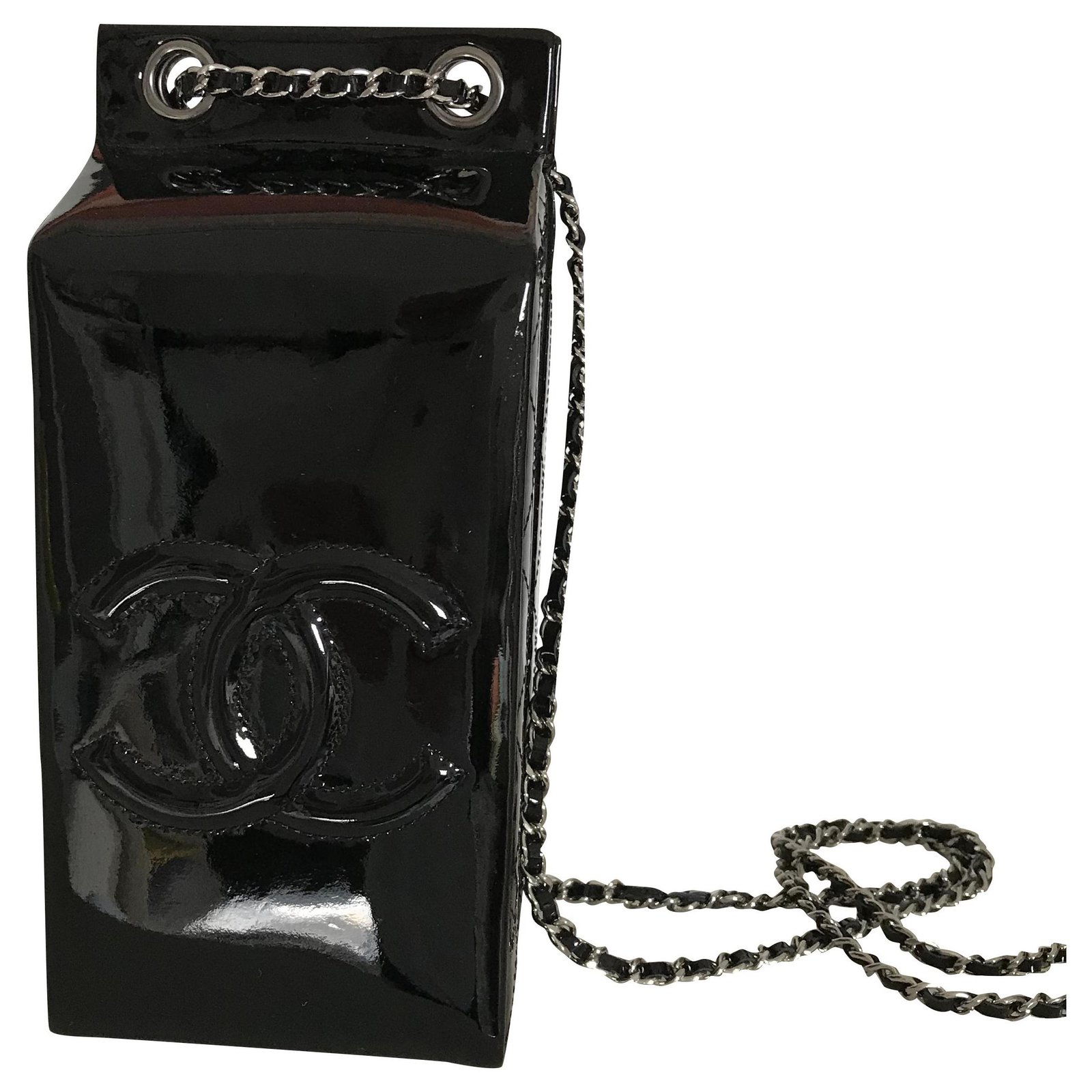 Chanel Coconut Milk Bag Patent leather ref.265071 - Closet