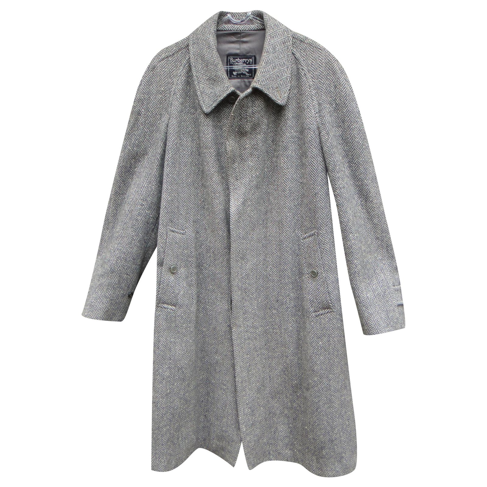 vintage burberry coat t Grey ref.265081 -