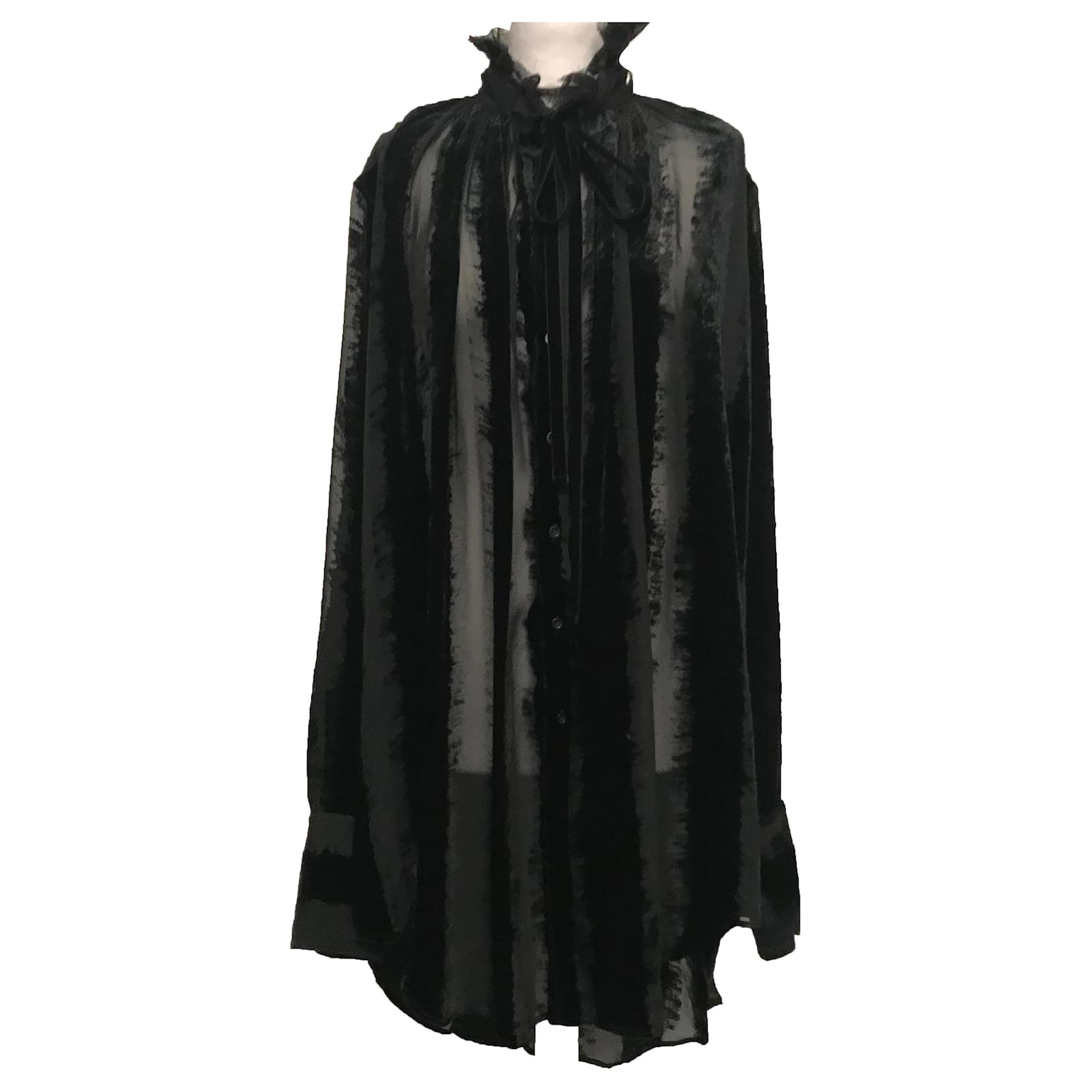 Ann Demeulemeester Tops Black Silk Viscose ref.265287 - Joli Closet