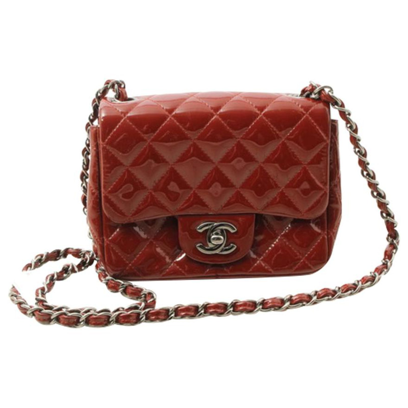 Chanel Timeless Red Leather ref.266257 - Joli Closet