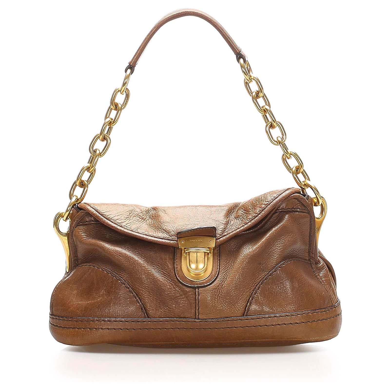 BORSA CATANA (Cuoio Marrone Chiaro) - Serafini Pelletteria