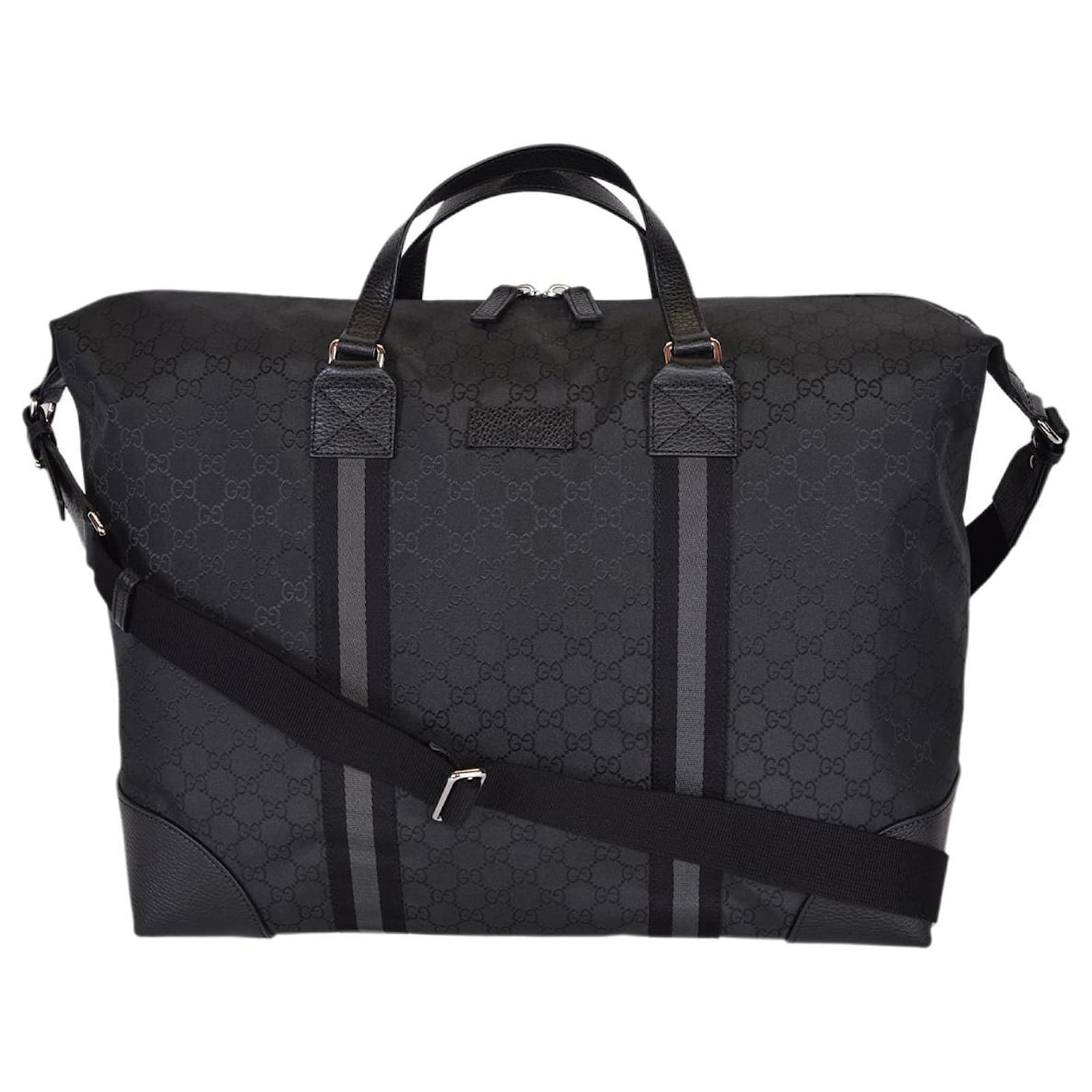 Gucci duffle bag new Black Nylon ref.267224 Joli Closet