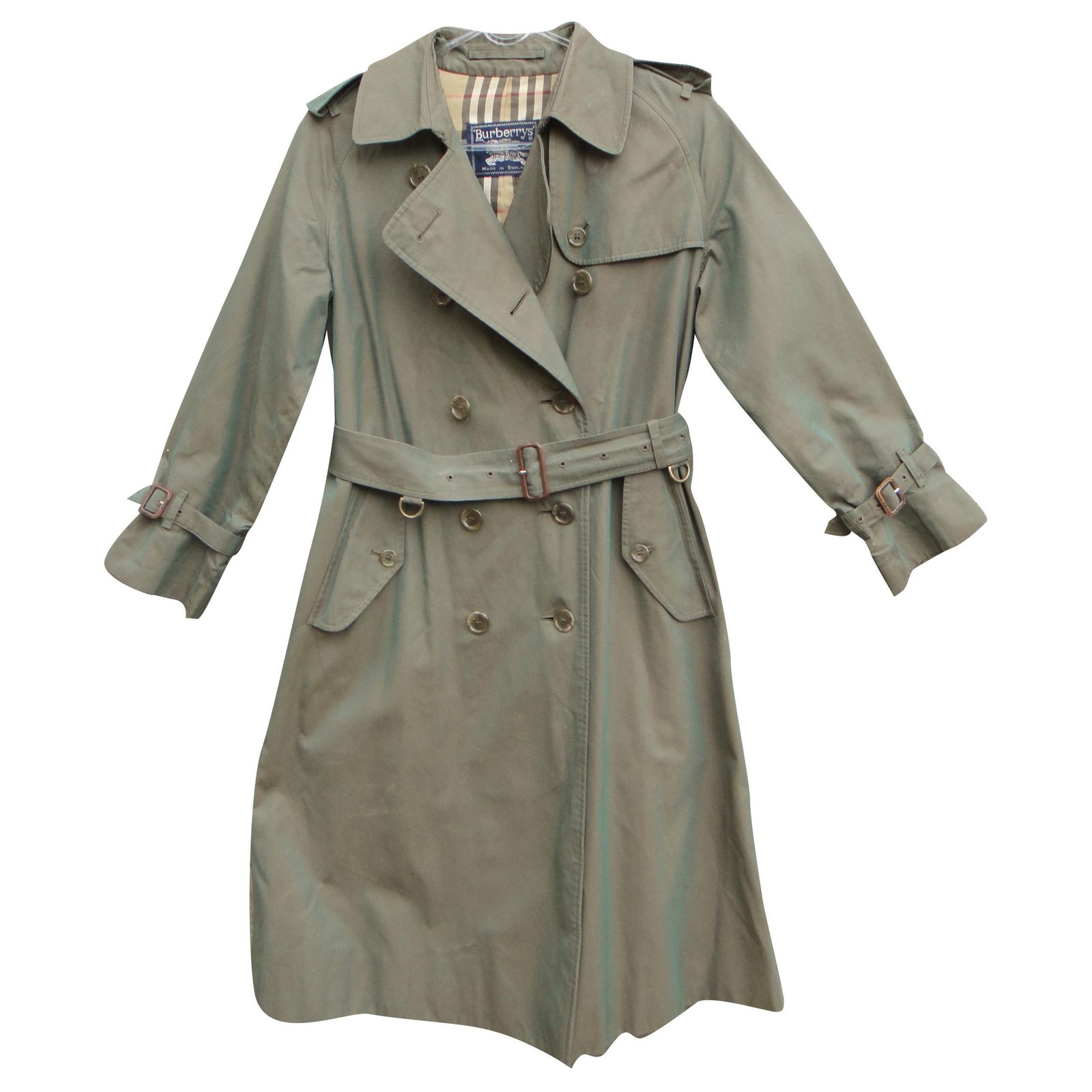 Khaki burberry hotsell trench coat